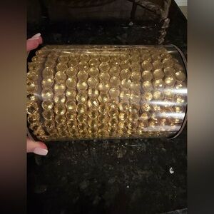 d.stevens jeweled gold ribbon. NWT .5”x10 yds.